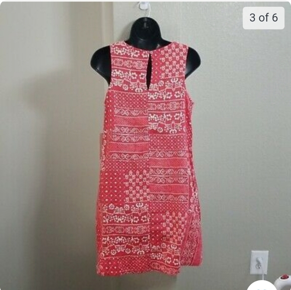 Rachel Zoe A-Line Mia Linen Print Dress w/Pockets-NEW! - Picture 6 of 14